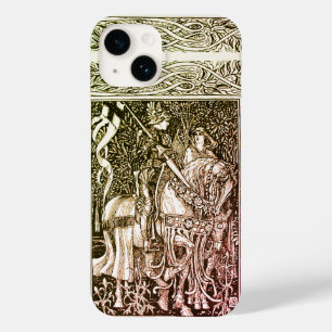 MITTELALTERLICHE LEGENDEN Dame und Ritter zu Pferd Case-Mate iPhone 14 Hülle