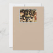 Mittelalterliche Liebhaber Flachbildschirm Mitteilungskarte (Rückseite)