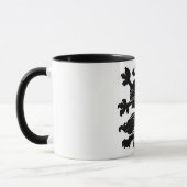 Mittelalterliche Löwe-Tasse Tasse (Links)