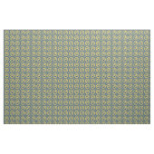 Mittelalterliche Löwen, blau gelb Stoff (Fat Quarter (45,7 x 55,9 cm))