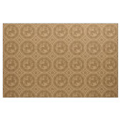 Mittelalterliche Löwen, Burnt Caramel Stoff (Fat Quarter (45,7 x 55,9 cm))
