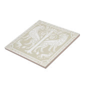 Mittelalterliche Löwen und Keramik Fliese (Seite)