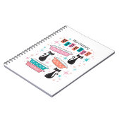 Mittelalterliche Madness Pyrex Katzen Atomic Noteb Notizblock (Linke Seite)