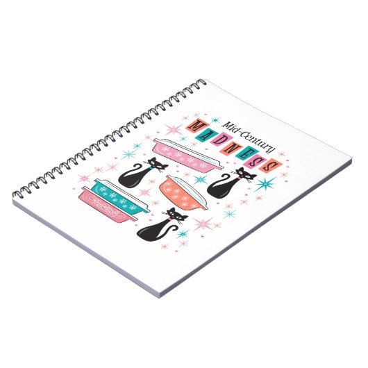 Mittelalterliche Madness Pyrex Katzen Atomic Noteb Notizblock (Linke Seite)