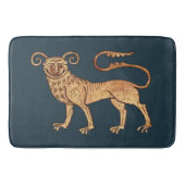 Mittelalterliche Manticore Große Badematte (Vorderseite)