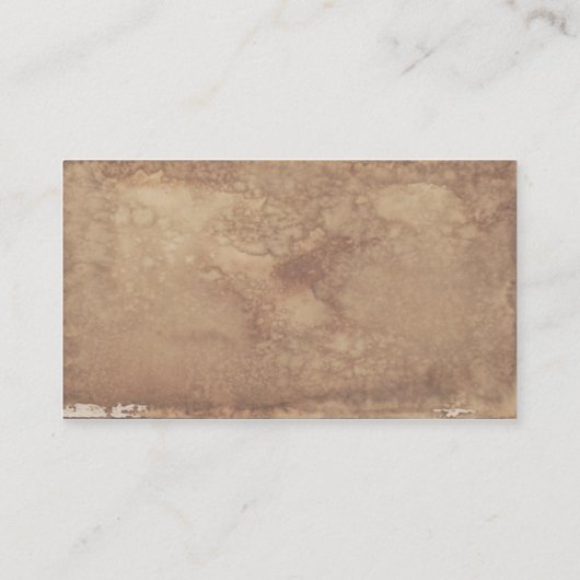 Mittelalterliche Manuskript-Fahne Visitenkarte (Rückseite)