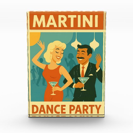 Mittelalterliche Martini-Tanzparty Fotoblock (Vorderseite)