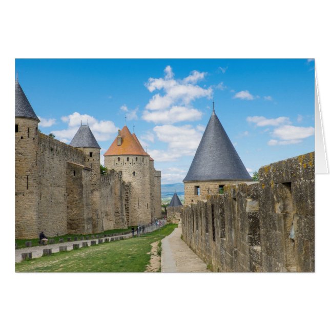 Mittelalterliche Mauern von Carcassonne (Vorderseite (Horizontal))