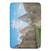 Mittelalterliche Mauern von Carcassonne Badematte (Vorderseite Vertikal)