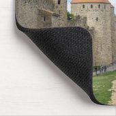 Mittelalterliche Mauern von Carcassonne Mousepad (Ecke)