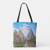 Mittelalterliche Mauern von Carcassonne Tasche (Rückseite)