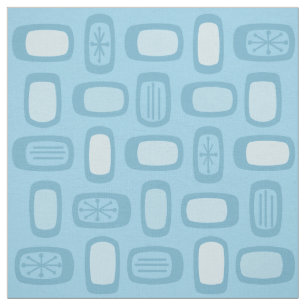 Mittelalterliche MCM abgerundete Rechtecke Baby Bl Stoff