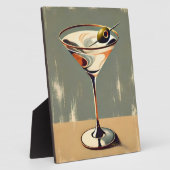 Mittelalterliche Moderne 1 Olive Martini Malerei Fotoplatte (Seite)