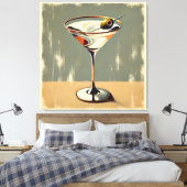 Mittelalterliche Moderne 1 Olive Martini Malerei Leinwanddruck (Insitu (Schlafzimmer))