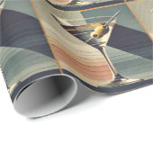 Mittelalterliche Moderne 2 Live Martini Cocktail S Geschenkpapier (Rolleneckpunkt)