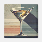 Mittelalterliche Moderne 2 Live Martini Cocktail S Magnet (Vorne)