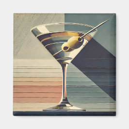 Mittelalterliche Moderne 2 Live Martini Cocktail S Magnet
