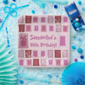 Mittelalterliche Moderne 60. Geburtstagspink Pappteller (Party)