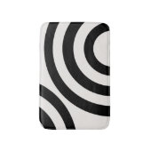 Mittelalterliche moderne Abstrakte Arkaden Schwarz Badematte (Vorderseite Vertikal)