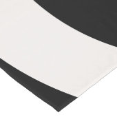 Mittelalterliche moderne Abstrakte Arkaden Schwarz Kurzer Tischläufer (Ecke)