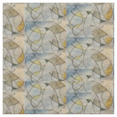 Mittelalterliche moderne Abstrakte Fabric Green Stoff (Nahaufnahme)