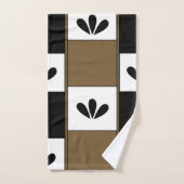 Mittelalterliche moderne Abstrakte Geometrie Badhandtuch Set (Handtuch)