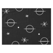 Mittelalterliche moderne Abstrakte Kreise Stars sc Tischdecke (Vorderseite (Horizontal))