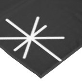 Mittelalterliche moderne Abstrakte Kreise Stars sc Tischdecke (Schrägansicht)