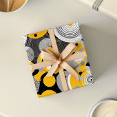 Mittelalterliche moderne Abstrakte Kreislaufafrika Geschenkpapier