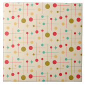 Mittelalterliche Moderne Abstrakte Muster 29 Creme Fliese (Vorderseite)