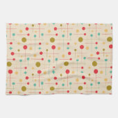 Mittelalterliche Moderne Abstrakte Muster 29 Creme Geschirrtuch (Horizontal)