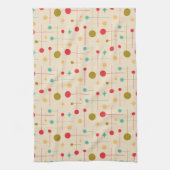 Mittelalterliche Moderne Abstrakte Muster 29 Creme Geschirrtuch (Vertikal)