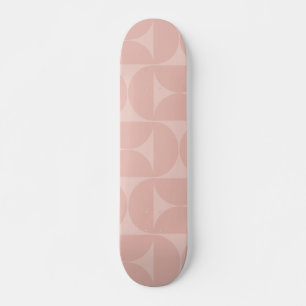 Mittelalterliche Moderne Abstrakte Muster Blush Pi Skateboard