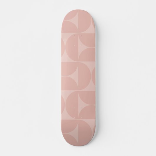 Mittelalterliche Moderne Abstrakte Muster Blush Pi Skateboard (Vorne)