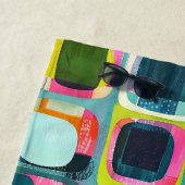 Mittelalterliche Moderne Abstrakte Muster farbenfr Strandtuch (Beispiel)