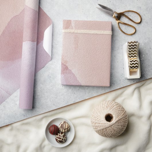 Mittelalterliche Moderne Abstrakte Muster rosa Geschenkpapier (Kunsthandwerk)