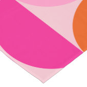 Mittelalterliche Moderne Abstrakte Muster Rosa Ora Kurzer Tischläufer (Ecke)