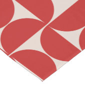 Mittelalterliche Moderne Abstrakte Muster Rot Kurzer Tischläufer (Ecke)