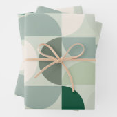 Mittelalterliche moderne Abstrakte Musterschablone Geschenkpapier Set (Beispiel)