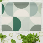 Mittelalterliche moderne Abstrakte Musterschablone Geschirrtuch (Gefaltet)