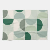 Mittelalterliche moderne Abstrakte Musterschablone Geschirrtuch (Horizontal)