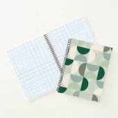 Mittelalterliche moderne Abstrakte Musterschablone Notizblock (Innenseite)