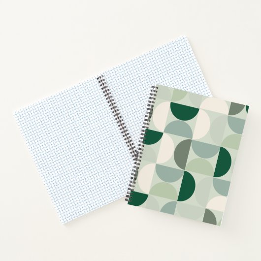 Mittelalterliche moderne Abstrakte Musterschablone Notizblock (Innenseite)