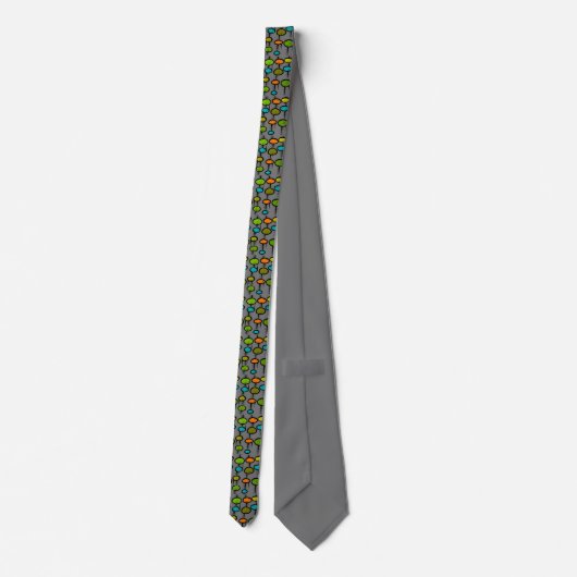 Mittelalterliche moderne Abstrakte Neck-Tie Krawatte (Rückseite)