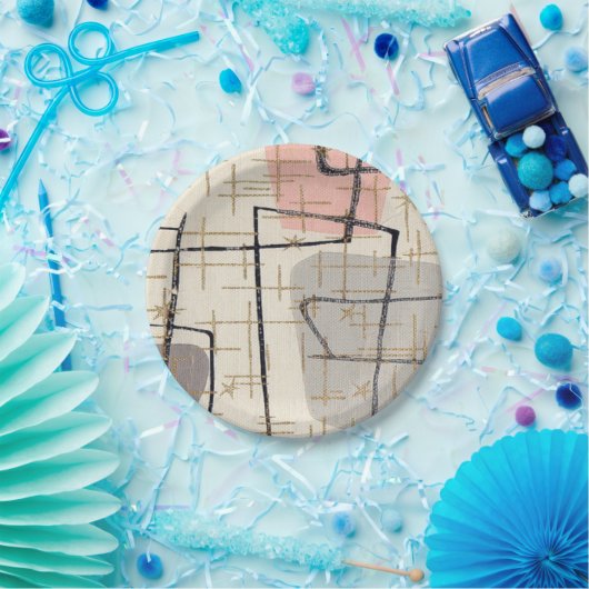 Mittelalterliche moderne Abstrakte Papierplatte Pappteller (Party)