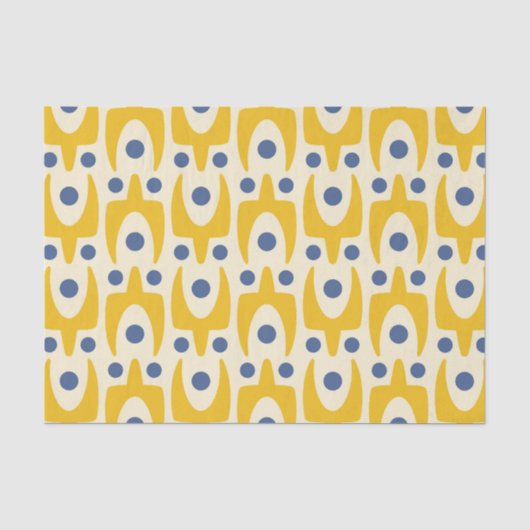 Mittelalterliche Moderne Abstrakte Pattern Küchenh Seidenpapier (Vorderseite)