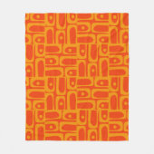 Mittelalterliche Moderne Abstrakte Piquet Muster O Fleecedecke (Vorderseite)