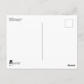 Mittelalterliche Moderne Abstrakte "Santa, Baby"! Postkarte (Rückseite)