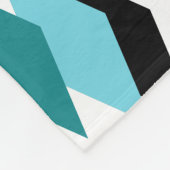 Mittelalterliche moderne Aquamarine Diamanten Fleecedecke (Ecke)