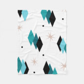 Mittelalterliche moderne Aquamarine Diamanten Fleecedecke (Vorderseite)